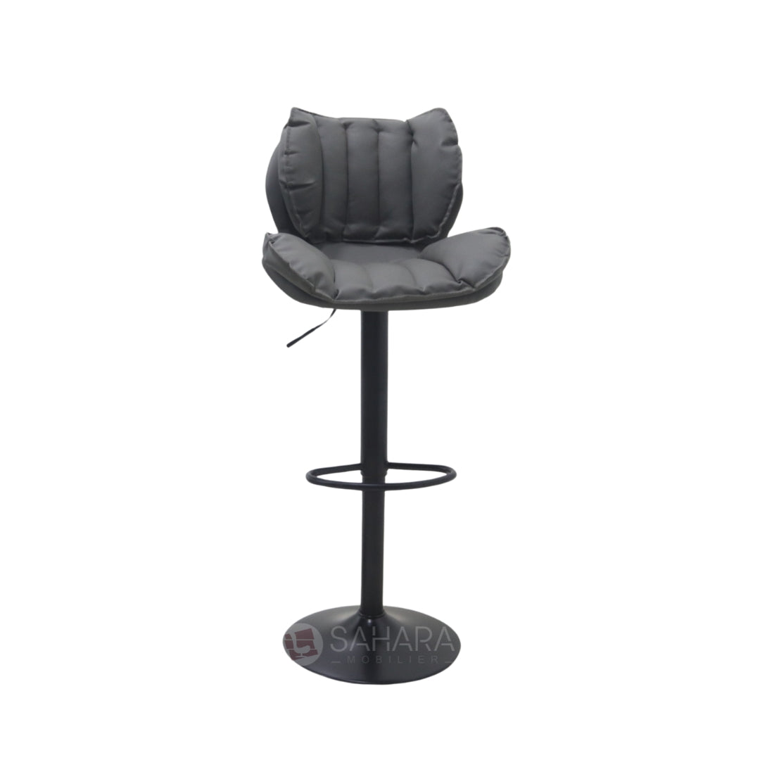 Tabouret en couleur gris